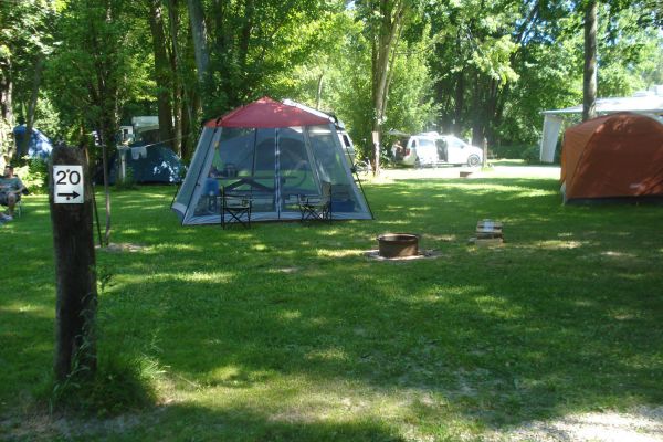 Camping at Winding River Campground in Sauble Beach Ontario